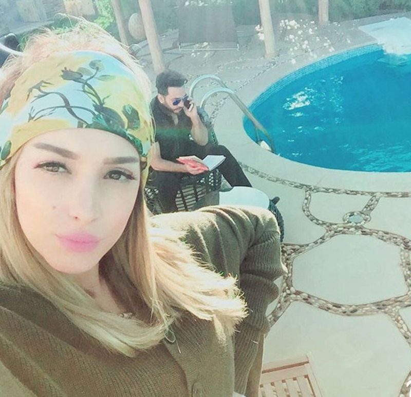 أحدث سيلفي لتامر حسني وزوجته بسمة بوسيل يشعل انستقرام وهذا ما طلبه الجمهور منهما!